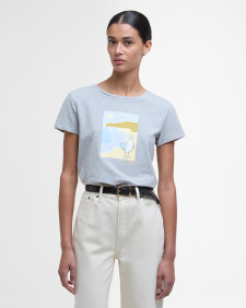 Merseyside Graphic T-Shirt Light Grey Marl