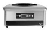 208- to 240-volt countertop induction wok range with 14-inch wok pan