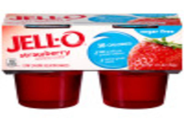 Jell-O Ready To Eat Strawberry Sugar Free Gelatin 4 - 3.125 oz Cups ...