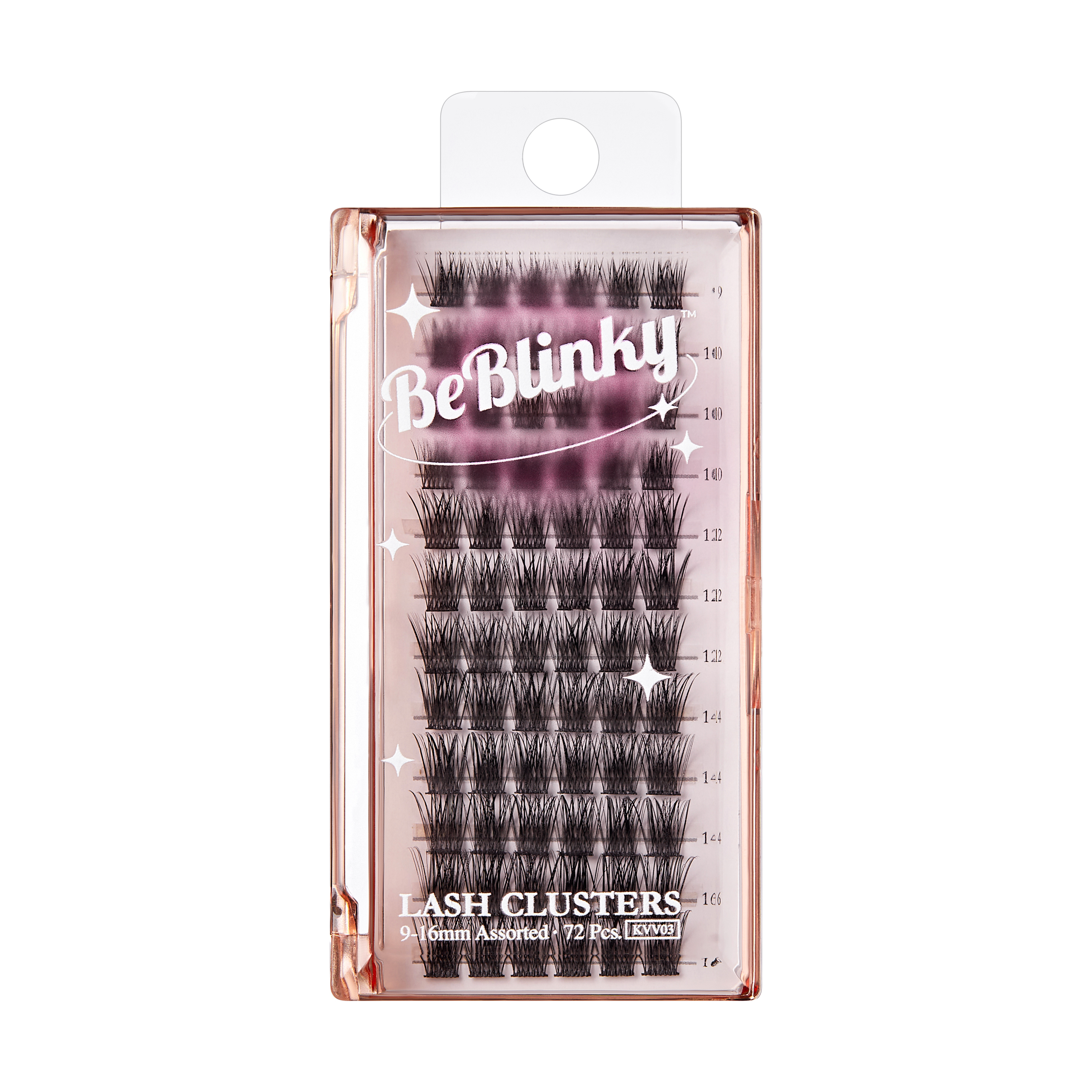 BeBlinky False Eyelashes Wide Band 72 ct  Voluminous