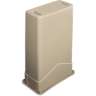 Carlisle, TrimLine™, 23gal, LLDPE, Beige, Rectangle, Receptacle