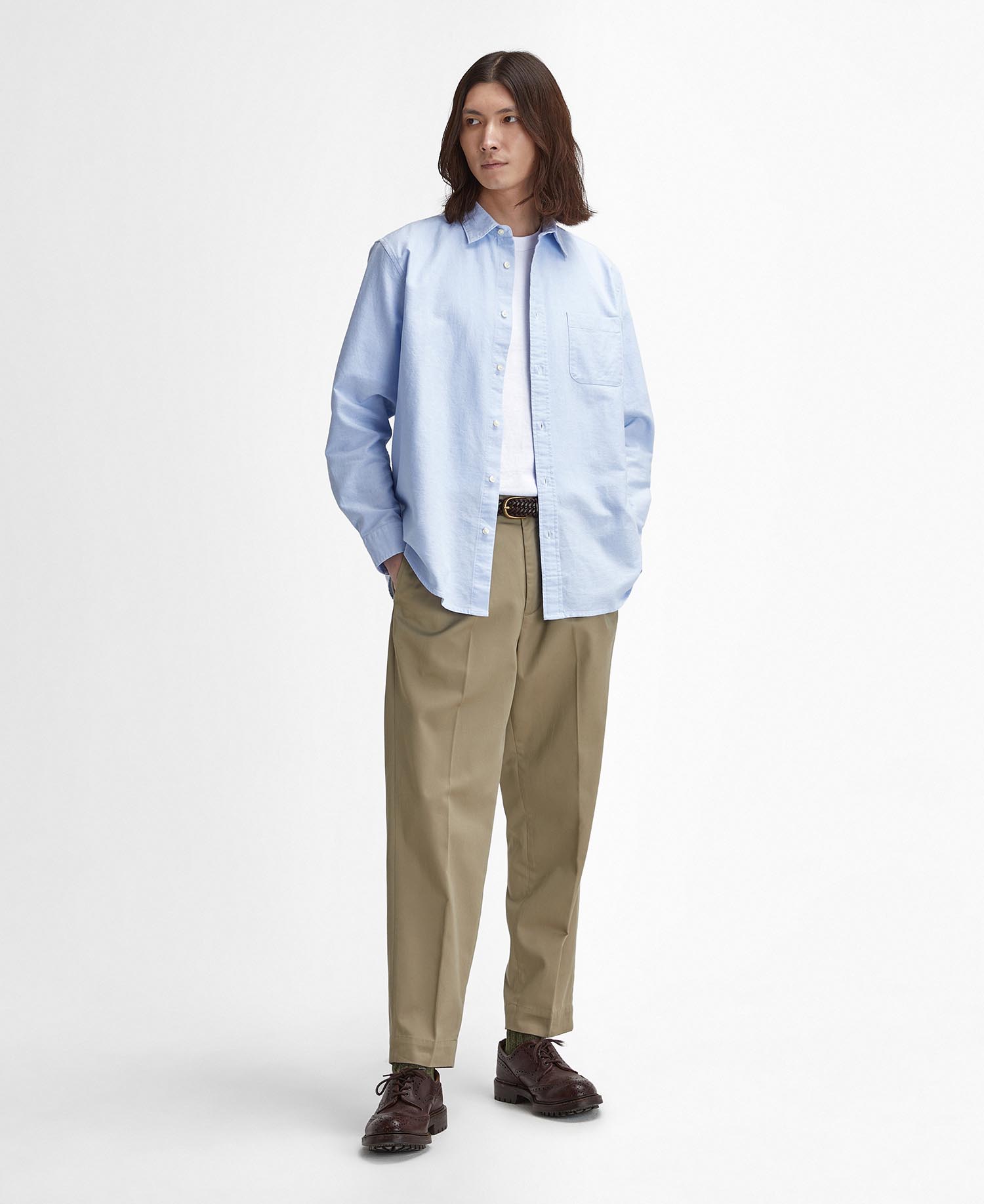 Camicia Oxford oversize a maniche lunghe Dunand image number 1