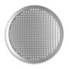 13-inch extra-perforated press-cut pizza pan with Clear Coat anodized finish
