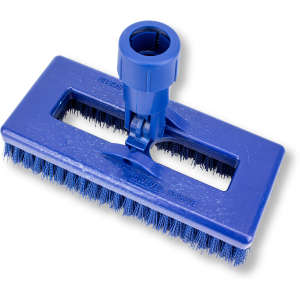 Carlisle, Sparta®, Color Coded Swivel Scrub Brush, 8in, Polyester, Blue