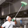 Unger, 14", Micro StripWasher® Sleeve, Microfiber, Green