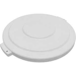 Carlisle, Bronco™, Round, Polyethylene, 32 gal, White, Receptacle Lid