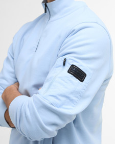 Ewan Half-Zip Sweatshirt Heritage Blue