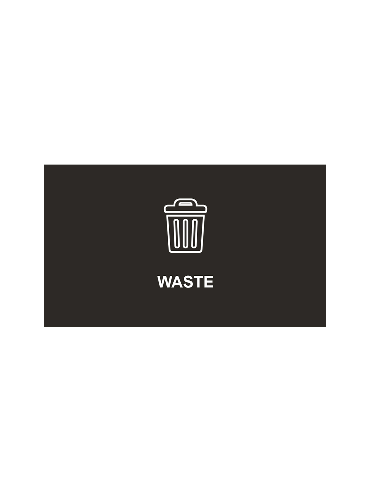 SPECTRUM – Cube Sign – Waste – Black-White