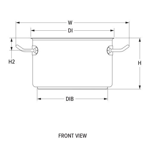 Engineering front view
