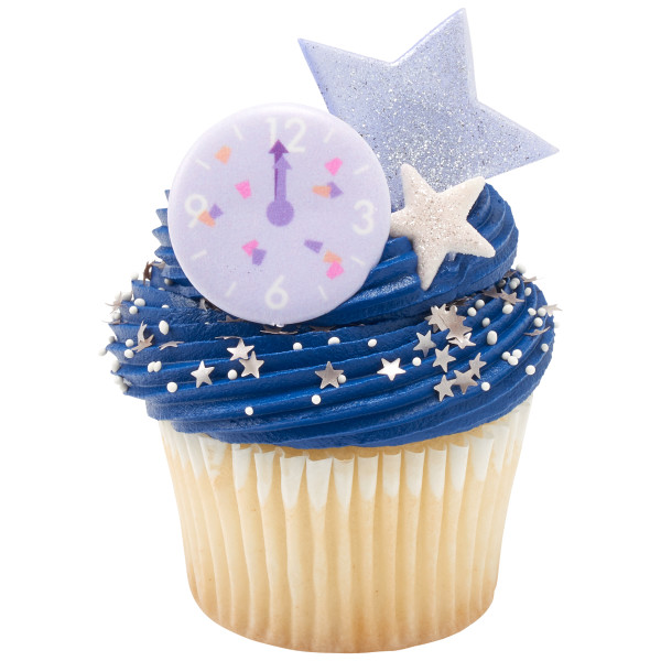 Bright New Year Cupcake Rings