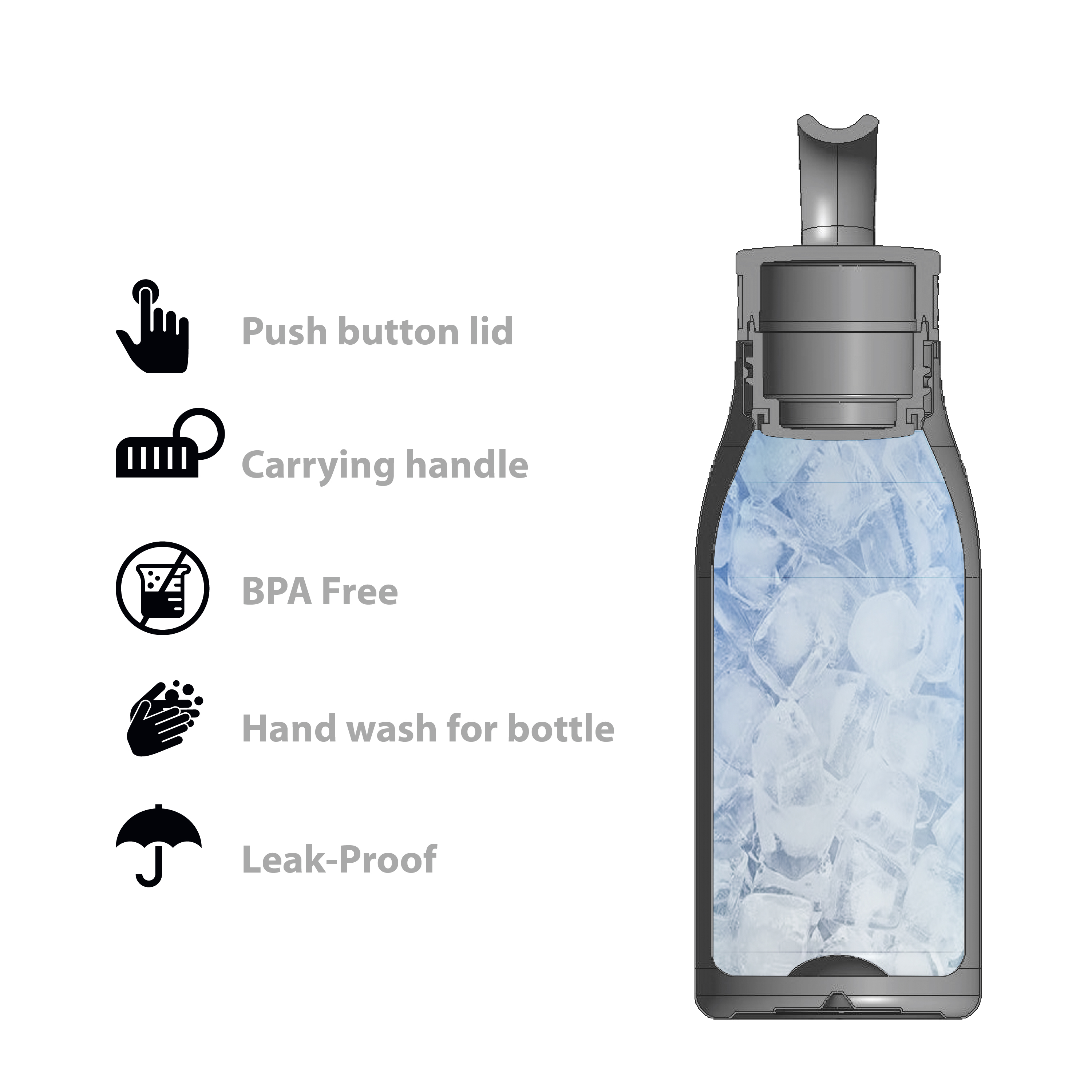 Lego Star Wars 12 ounce Stainless Steel Vacuum Insulated Water Bottle, Darth Vader, Stormtroopers and Yoda slideshow image 4 Lego Star Wars 12 ounce Stainless Steel Vacuum Insulated Water Bottle, Darth Vader, Stormtroopers and Yoda slideshow image 4
