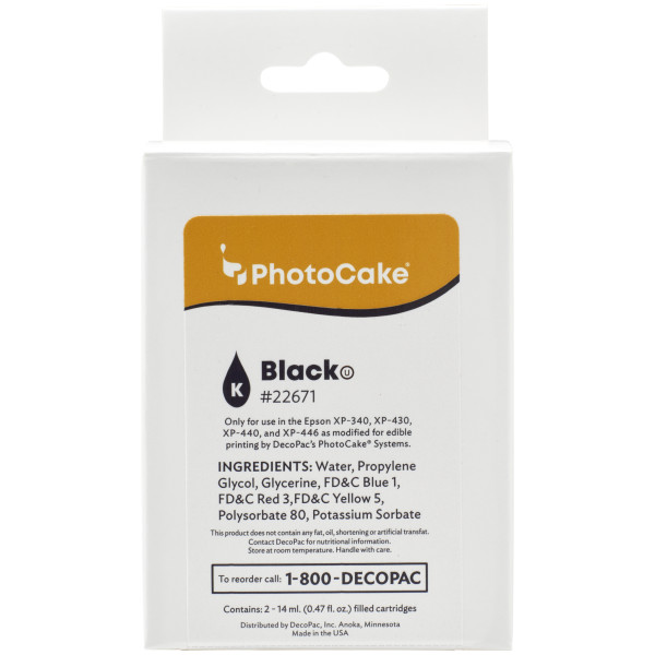 XP340, XP430, XP440 and XP446 Cartridge-Black PhotoCake® Ink