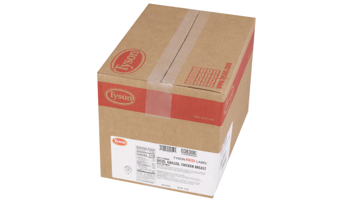 Tyson Red Label® Fully Cooked Unbreaded Grilled Diced Chicken Breast, 0.5" _image_5