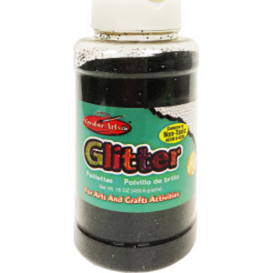 Creative Arts&trade; Glitter, 16 oz. Bottle, Black