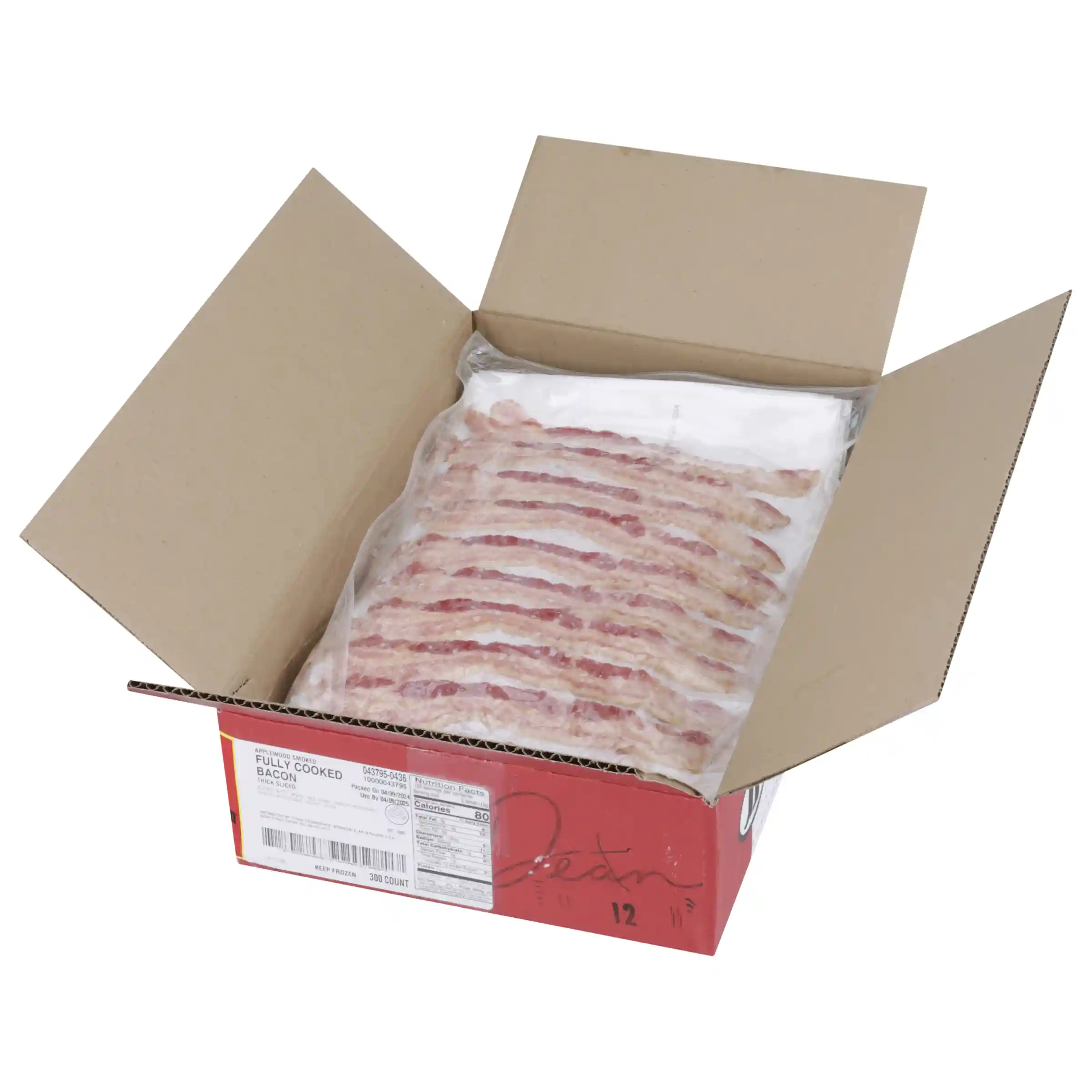 Jimmy Dean® Fully Cooked Applewood Smoked Thick Bacon Slices_image_4