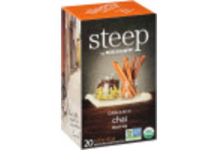 chai black tea - case of 6 boxes - total of 120 teabags