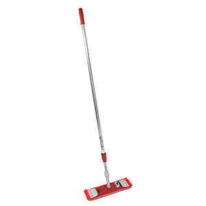 Unger, Restroom Complete Microfiber Mop Pack, 16"W, Red