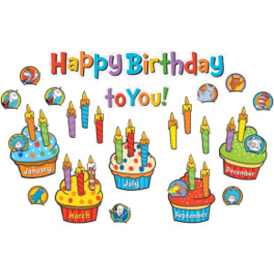 Dr. Seuss&trade; Birthday Mini Bulletin Board Set