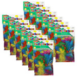 Charles Leonard Creative Arts&trade; Turkey Feathers, Hot Colors, 14 Grams Per Pack, 12 Packs CHL63030-12