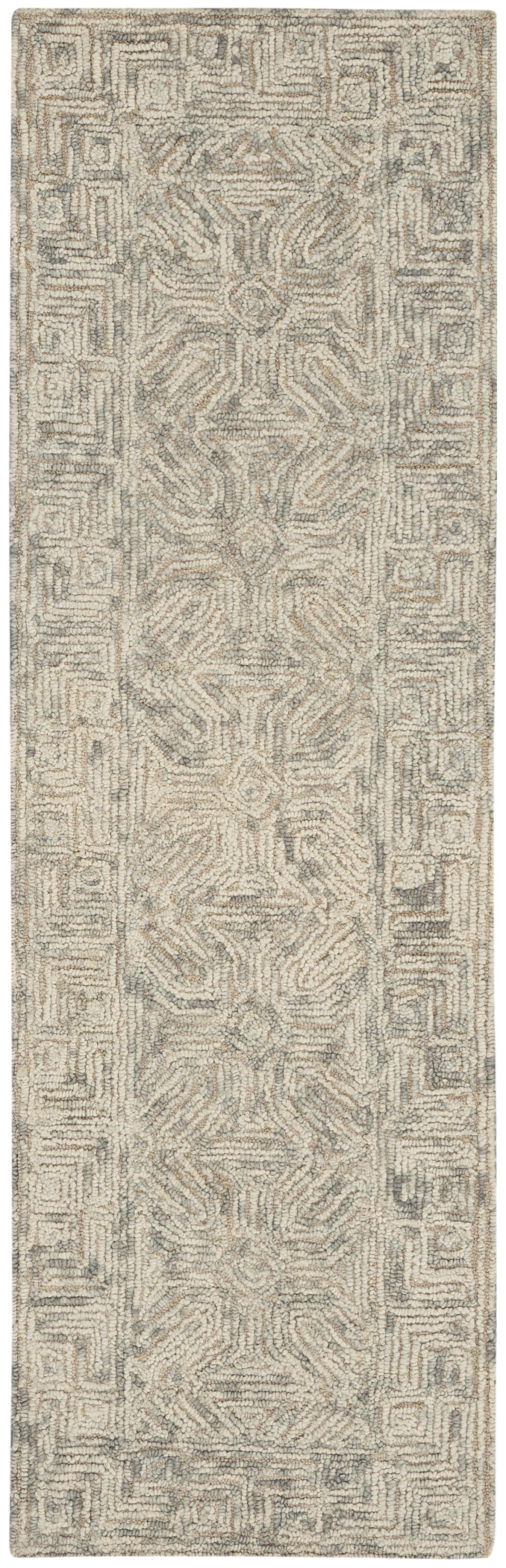 Nourison Colorado 2'3" x 7'6" Beige Grey Modern Indoor Rug