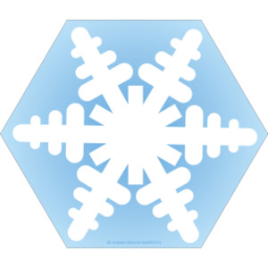 Notepad, Snowflake, Large, 5" x 7", 50 Sheets