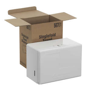 Georgia Pacific, Single-Fold Folded Towel Dispenser, White
