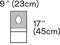 Solventum Corporation DRAPE, APERTURE W/POUCH (10/BX) 3M