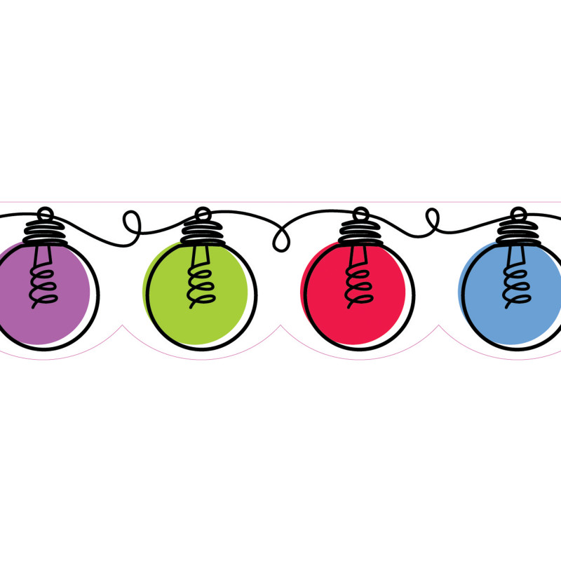 Core Decor Colorful Doodle Lights EZ Border, 48 Feet
