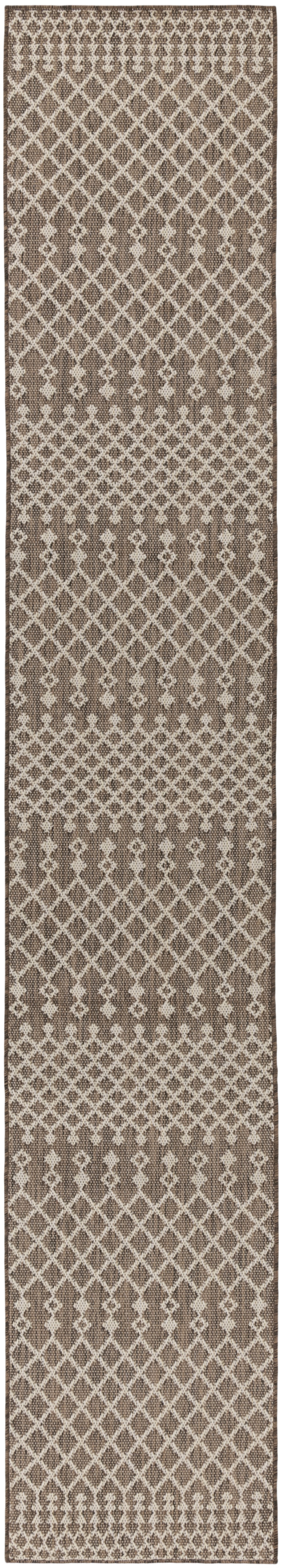 Nourison Positano 2'2" x 12' Natural Modern Rug