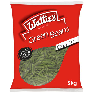 Wattie's® Green Beans Cross Cut 5kg x 3 image