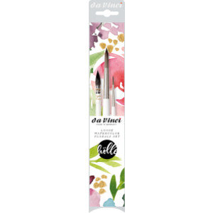 Artist Signature Collection by Frau Hölle, Watercolor Floral Brushes, Assorted, 3 Brush Set