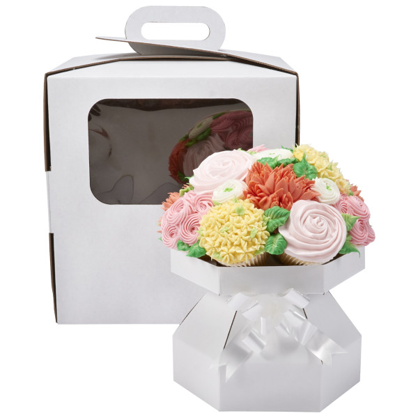 Cupcake Bouquet Vase/Box Cake Box