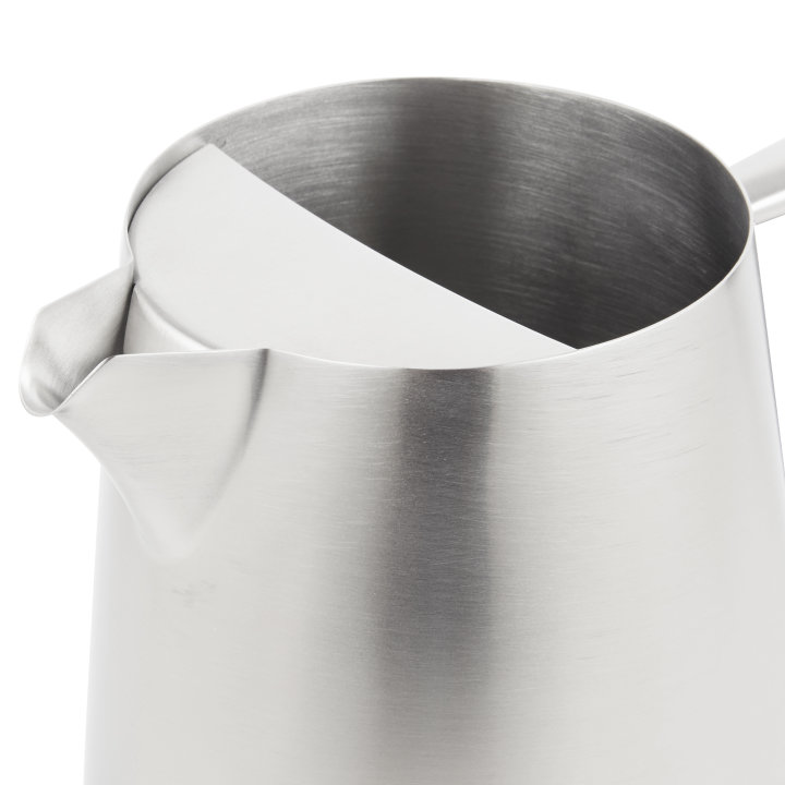 2 3/10-quart Triennium™ stainless steel water pitcher with ice guard in satin finish