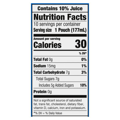 Capri Sun® Strawberry Kiwi Flavored Juice Drink Blend, 10 ct Box, 6 fl oz Pouches