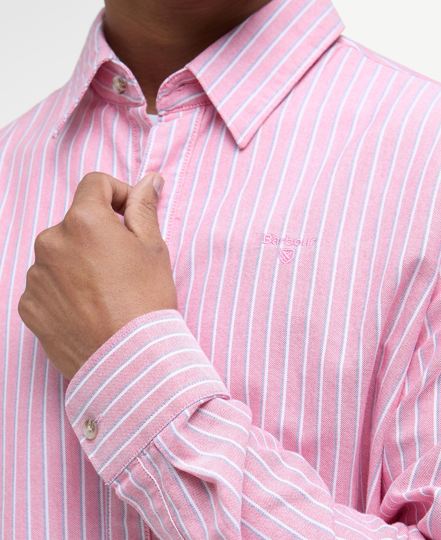 Camicia a maniche lunghe Fenfield a righe dalla vestibilità rilassata image number 4