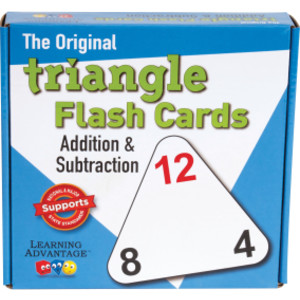 The Original Triangle Flash Cards - Addition & Subtraction - Set of 20