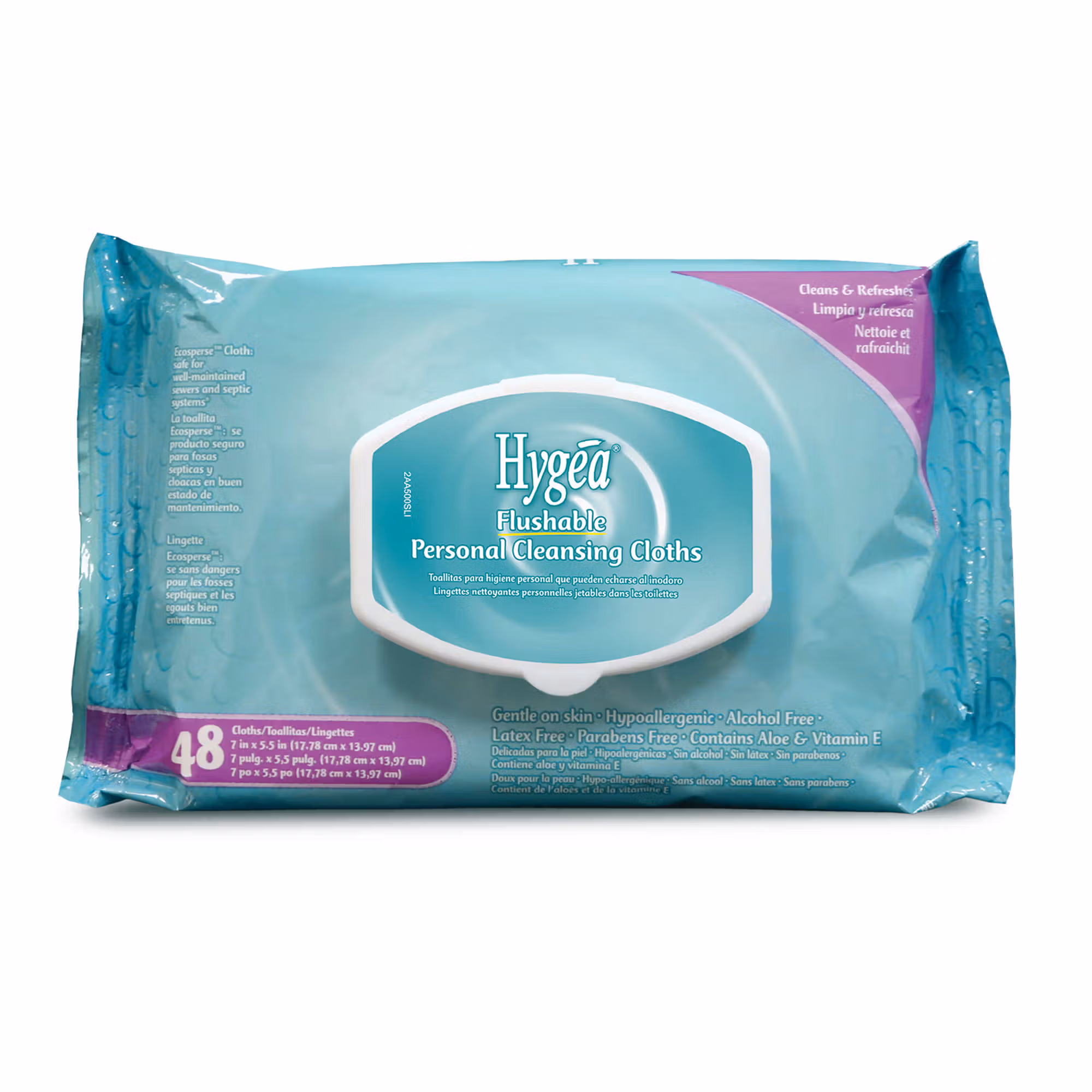 Hygea® Floral Scent Personal Cleansing Cloths