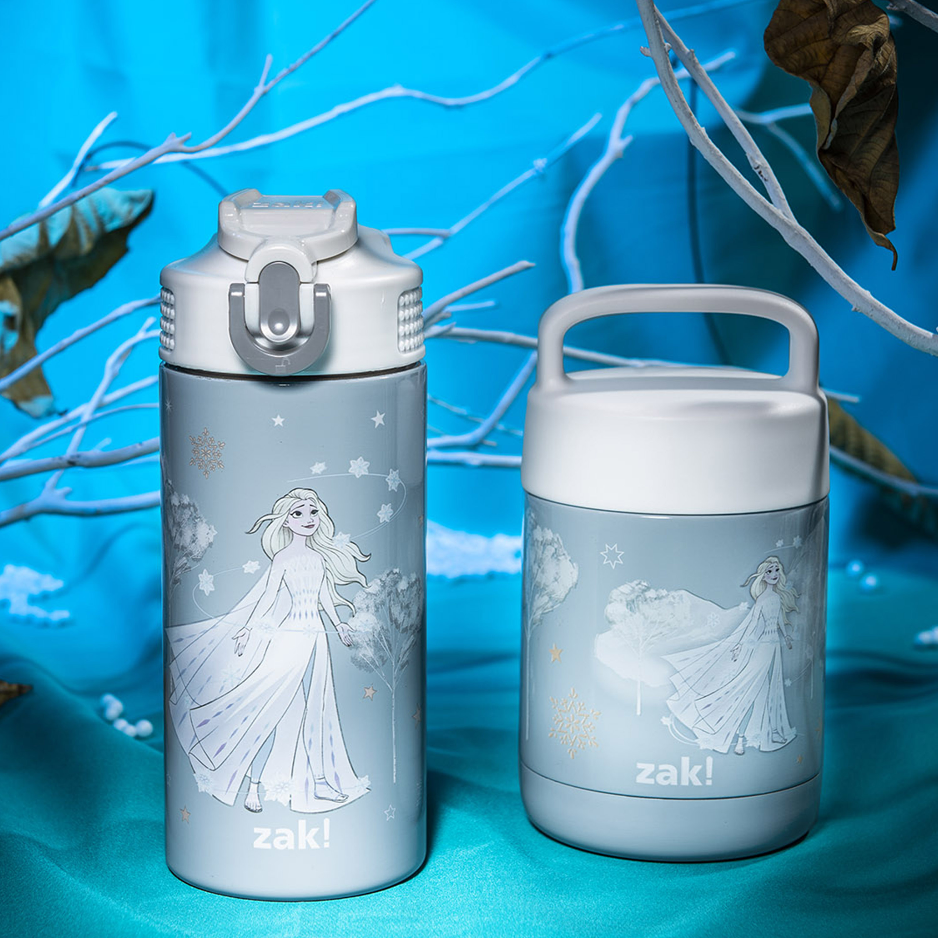Disney Frozen 2 Movie 14 ounce Stainless Steel Vacuum Insulated Water Bottle, Princess Elsa slideshow image 6