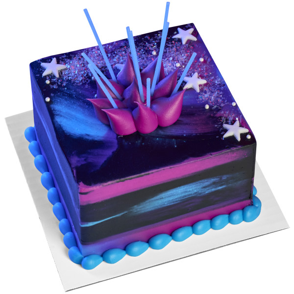 Blue Slim Glitter Specialty Candles