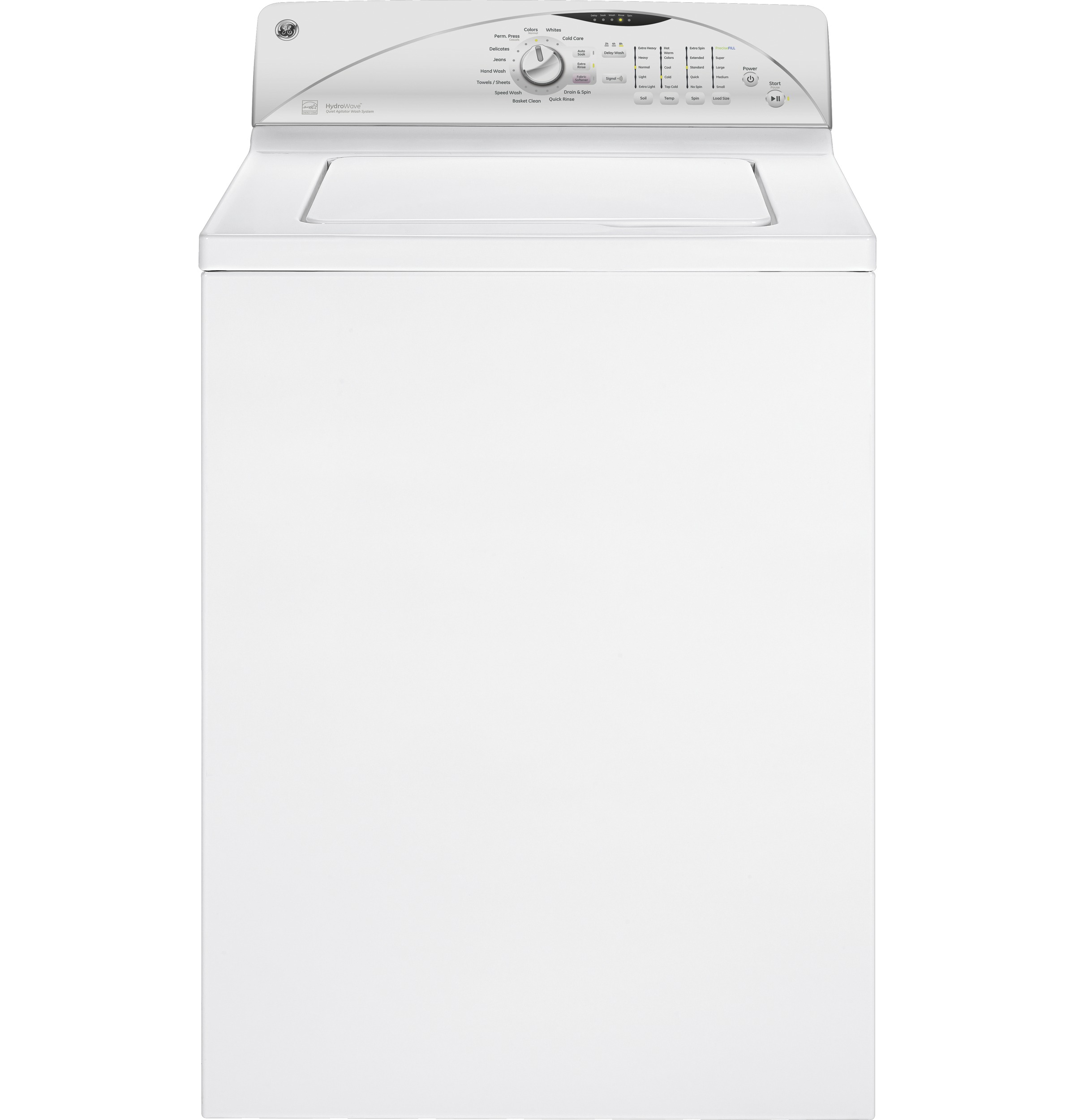 GE® 3.9 DOE cu. ft. stainless steel capacity washer