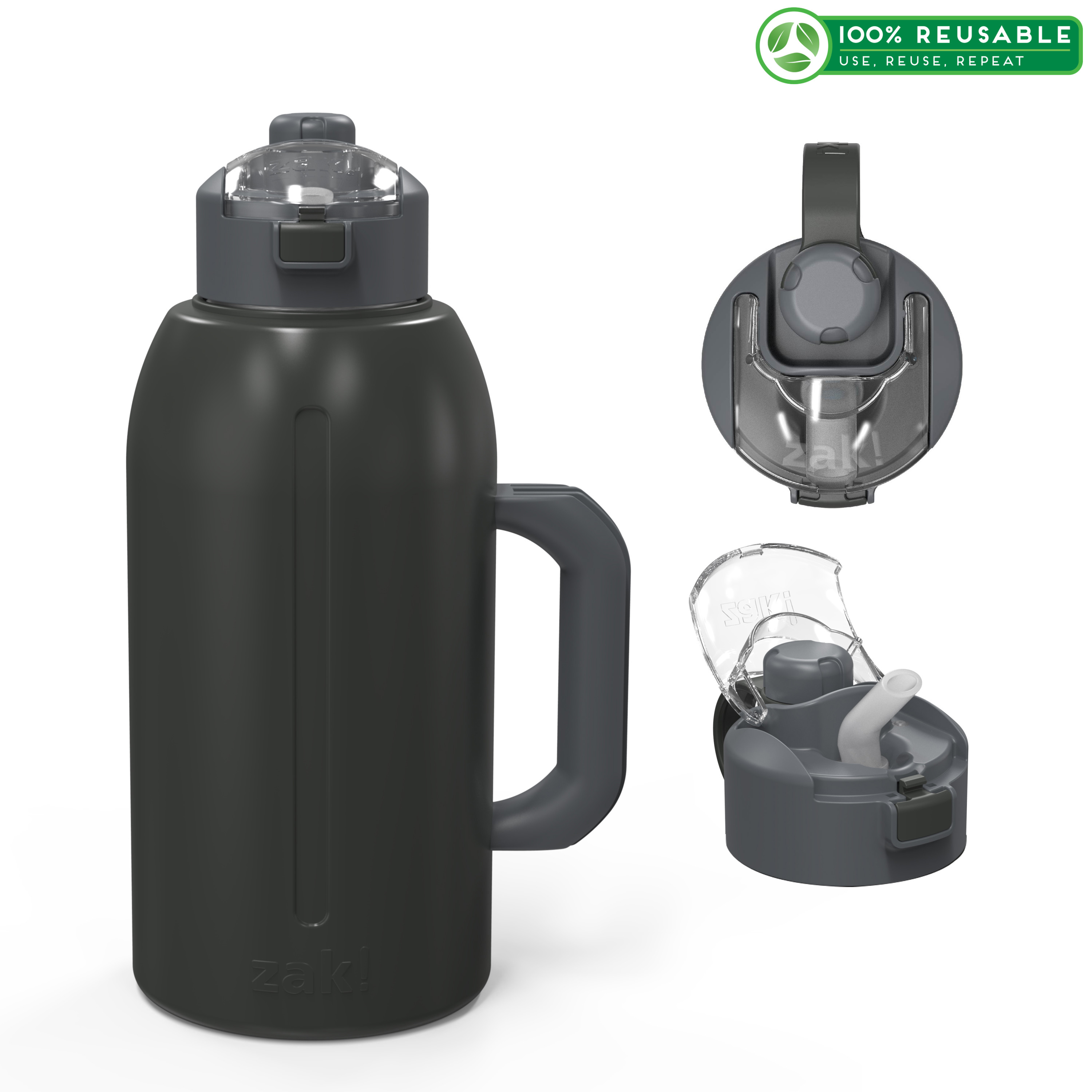 Genesis 64 ounce Vacuum Insulated Stainless Steel Tumbler, Charcoal slideshow image 1 Genesis 64 ounce Vacuum Insulated Stainless Steel Tumbler, Charcoal slideshow image 1
