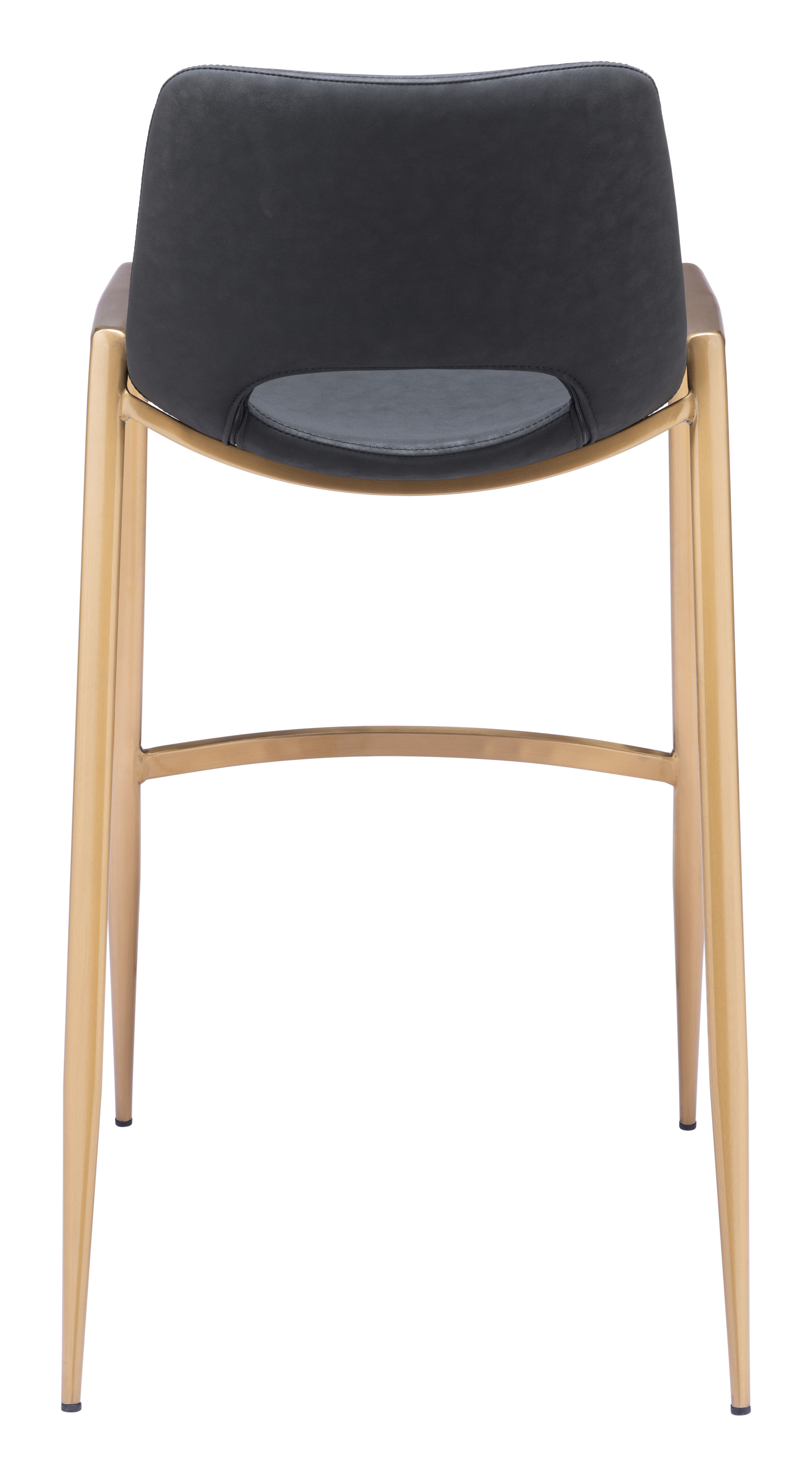 Desi Barstool (Set of 2) Black & Gold product image