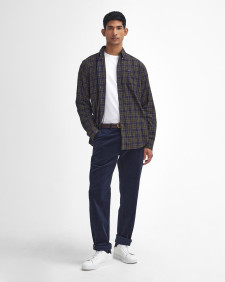 Stretch Cord Tailored Trousers Classic Navy