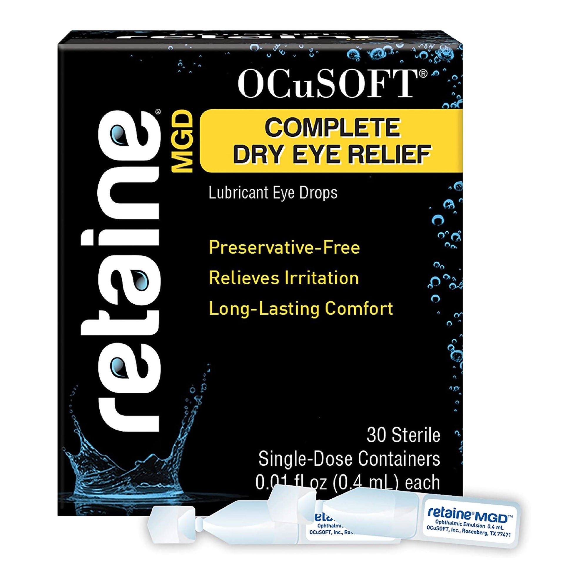 OCuSOFT® Retaine® MGD Complete Dry Eye Relief Lubricant Eye Drops