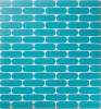 Tempo Sky Blue 1×4 Oval Mosaic