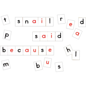 Student Letter Tiles, 45 Pieces