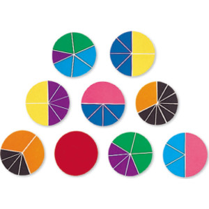 Rainbow Fraction&reg; Deluxe Circles, Pack of 9