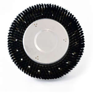 Malish, 18", SpinSafe® Carpet Brush w/Glide Plate, Black