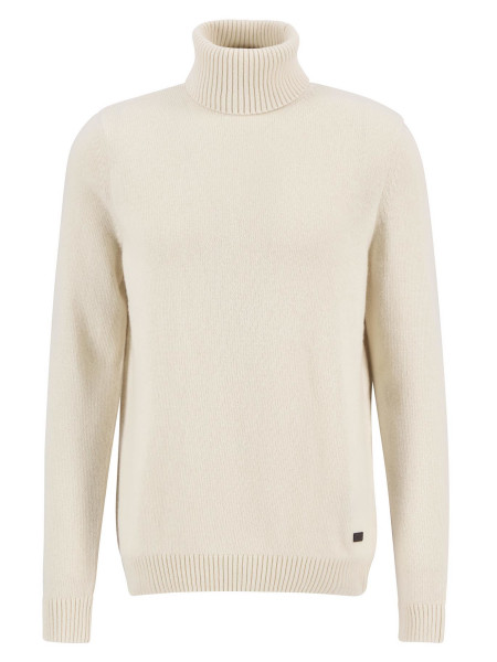 Maglione a collo alto con risvolto Kelp