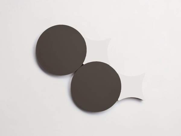 cement | pavimenti act I | sofia charcoal circle + white losange (bundle)